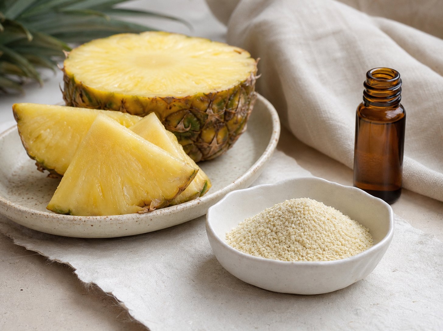 Redaktionell bild till Bromelain.
